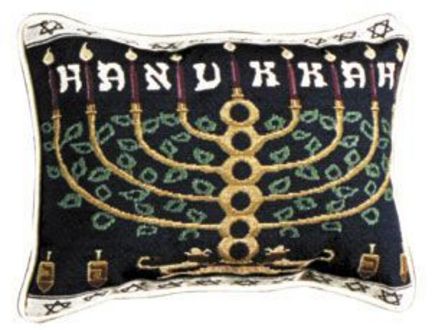 Hanukkah 9" x 12" Tapestry Pillow From Simply Home