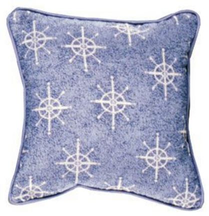Even Snowmen Get The Blues 12" x 12" Holiday Pillow From Simply Home