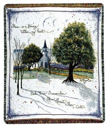 How Great Thou Art 50" x 60" Tapestry Throw Blanket From Simply Home
