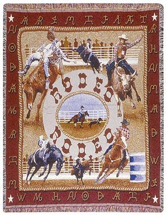 Rodeo 50" x 60" Tapestry Throw Blanket From Simply Home