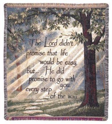 Every Step 50" x 60" Tapestry Throw Blanket From Simply Home