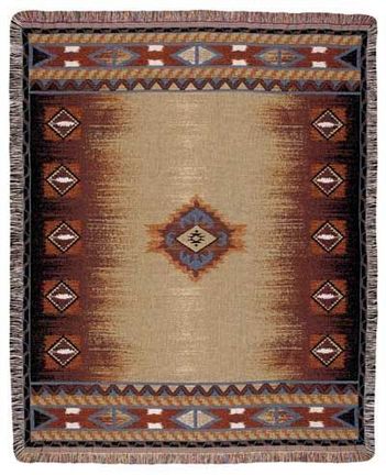 Southwest 50" x 60" Tapestry Throw Blanket From Simply Home