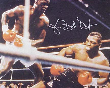 Buster Douglas Autographed "KO Tyson" 16" x 20" Photograph (Unframed)