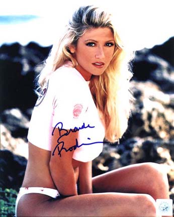 Brande Roderick Autographed "Pink Top" 8" x 10" Color Photograph (Unframed)