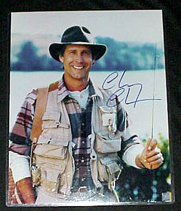 Chevy Chase Autographed "Great Outdoors" 16" x 20" Photograph (Unframed)