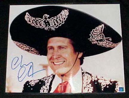 Chevy Chase Autographed "3 Amigos" 16" x 20" Photograph (Unframed)