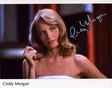Cindy Morgan Autographed "Dinner Time" 8" x 10" Photograph (Unframed)