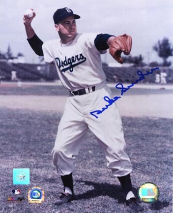 Duke Snider "Throwing Ball" Autographed 16" x 20" Photograph (Unframed)
