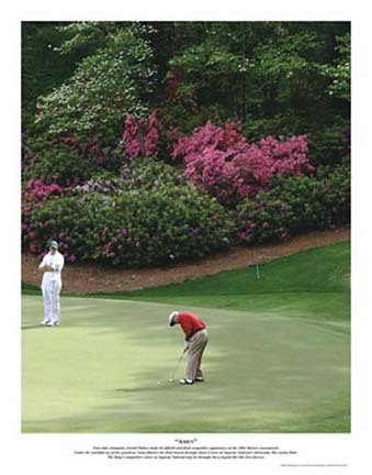 Arnold Palmer 13" x 16" Amen Golf Lithograph (Unframed)