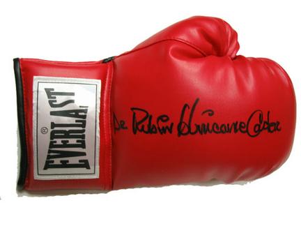 Hurricane Carter Autographed Everlast Boxing Glove