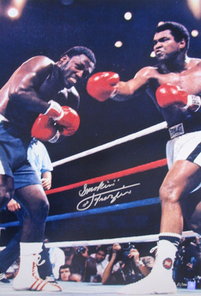 Joe Frazier Autographed "vs. Muhammad Ali: Thrilla in Manila" Limited Edition 20" x 30" Photograph w