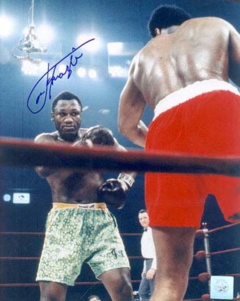 Joe Frazier Autographed "Ali / Frazier I Standing" 8" x 10" Color Photograph  (Unframed)