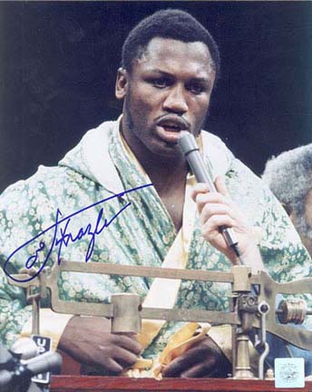 Joe Frazier Autographed "Ali / Frazier I Weight" 8" x 10" Color Photograph  (Unframed)