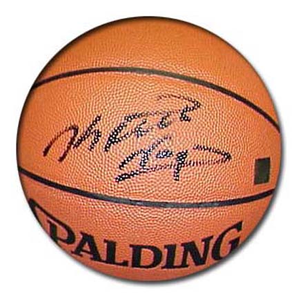 Keith Van Horn Autographed Spalding Indoor /  Outdoor Basketball