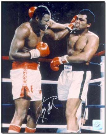 Larry Holmes Autographed "Holmes vs. Ali" 16" x 20" Color Photograph  (Unframed)