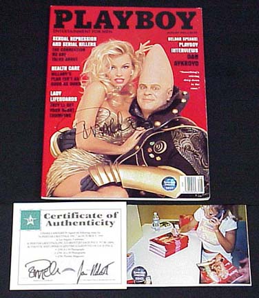 Pamela Anderson Autographed August 1993 Playboy Magazine