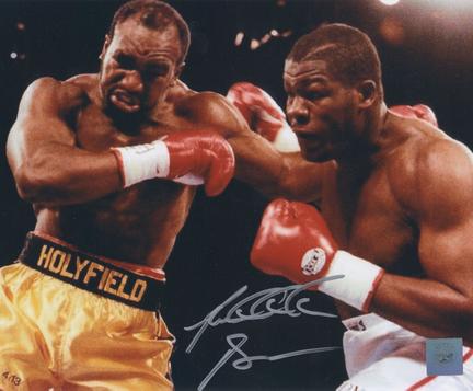 Riddick Bowe Autographed 16" x 20" Photograph (Unframed)