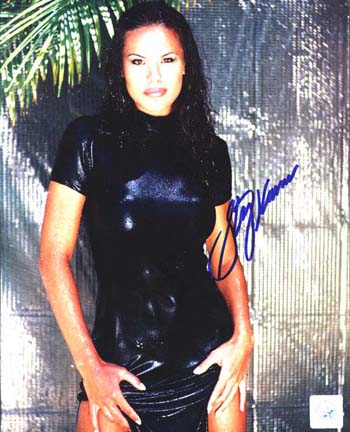 Stacy Kamano Autographed "Wetsuit" 8" x 10" Color Photograph  (Unframed)