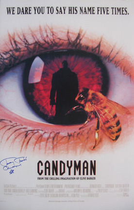 Tony Todd Autographed Candyman 21" x 33" Movie Poster