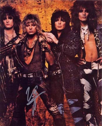 Vince Neil Autographed "Band" 16" x 20" Photograph (Unframed)