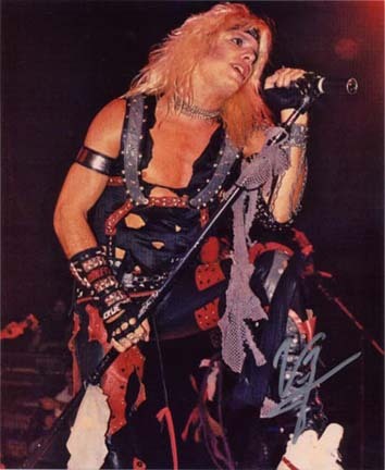 Vince Neil Autographed "Looking Right" 16" x 20" Photograph (Unframed)