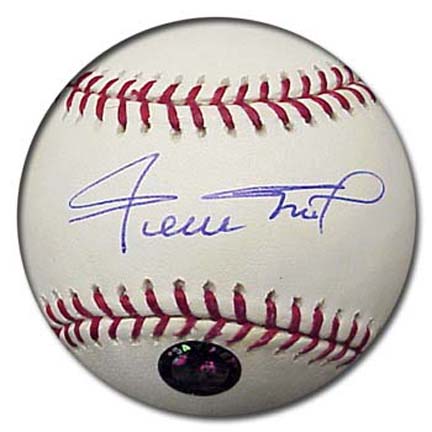 Willie Mays Autographed Major League Baseball