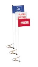 Cart Identification Flag - "Players Assistant"