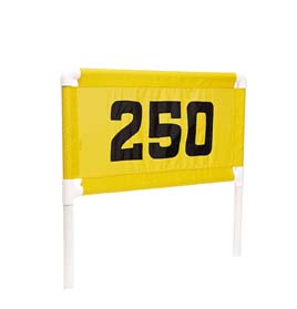 Yellow / Black Horizontal Nylon Range Banners