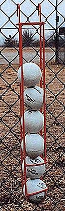 Hanging Softball Holder - Holds 9 Softballs