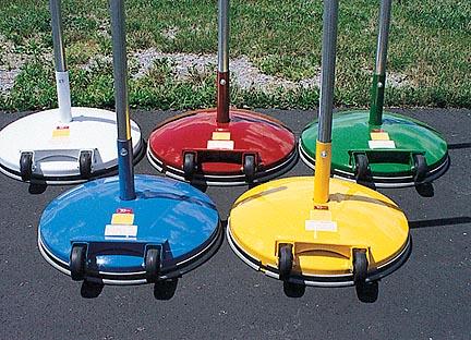 Multi-Use Standard 180 lb. Base, 10' Pole and 2 Ring Slides