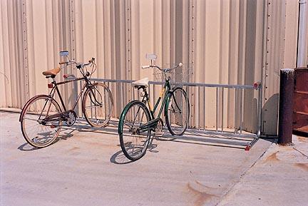 10' Long Single Sided Wall Mount Bike Rack (Holds 11 Bikes)