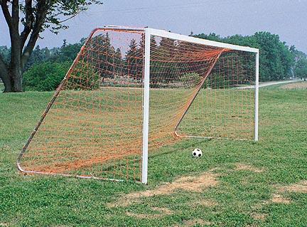 24'W x 8'H Portable Soccer Goal - 4" x 2" Painted Steel (One Pair)
