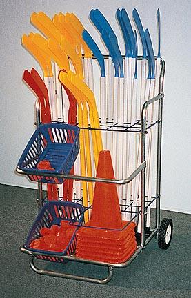 47"H x 31"W Hockey Equipment Cart