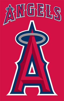 Los Angeles Angels of Anaheim MLB Applique Banner Flag