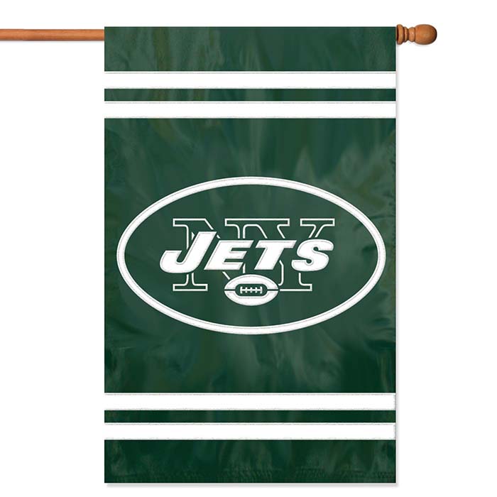 New York Jets NFL Applique Banner Flag