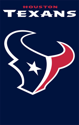 Houston Texans NFL Applique Banner Flag