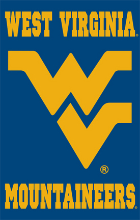 West Virginia Mountaineers NCAA Applique Banner Flag