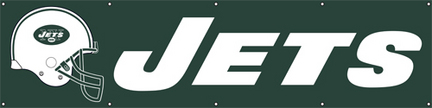 New York Jets NFL 8-Foot Banner
