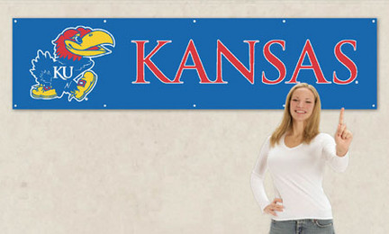 Kansas Jayhawks NCAA 8-Foot Banner