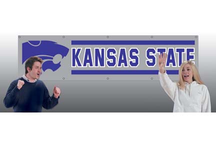 Kansas State Wildcats NCAA 8-Foot Banner