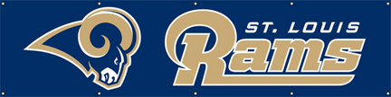 St. Louis Rams NFL 8-Foot Banner