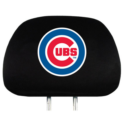 Chicago Cubs Head Rest Covers - Set of 2