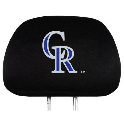 Colorado Rockies Head Rest Covers - Set of 2