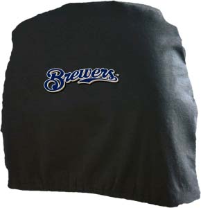 Milwaukee Brewers Head Rest Covers - Set of 2