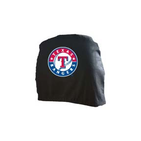 Texas Rangers Head Rest Covers - Set of 2
