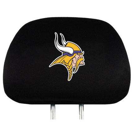 Minnesota Vikings Head Rest Covers - Set of 2