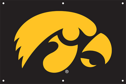 Iowa Hawkeyes NCAA Fan Banner