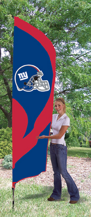 New York Giants NFL Tall Team Flag with Pole