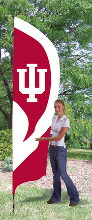 Indiana Hoosiers NCAA Tall Team Flag with Pole