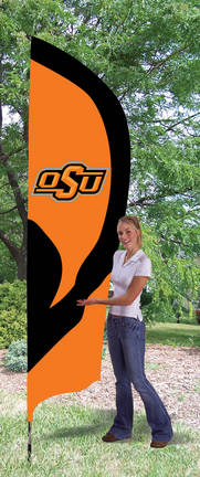 Oklahoma State Cowboys NCAA Tall Team Flag with Pole